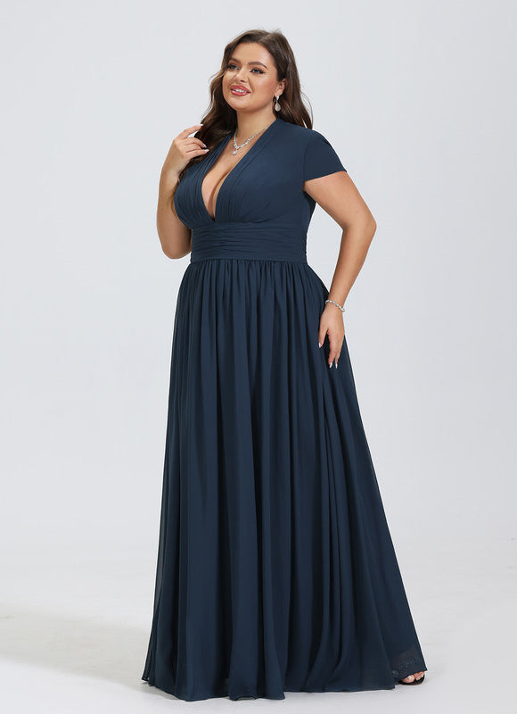Robe de Soirée Fluide Émeraude - gallery 6