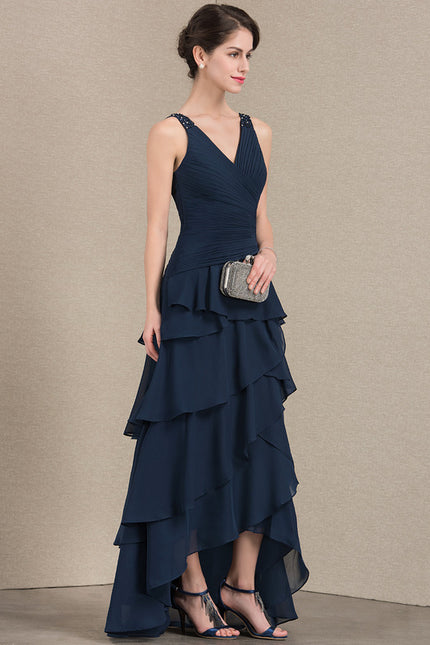 Robe de Soirée Gris Nuageux Chic - gallery 5