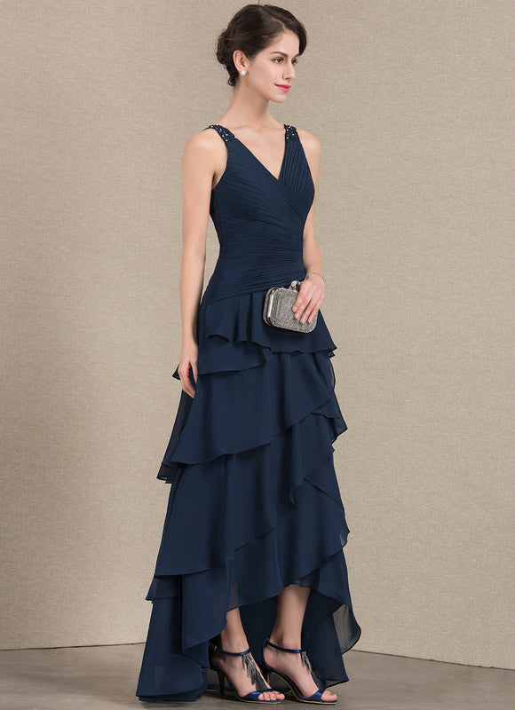 Robe de Soirée Gris Nuageux Chic - gallery 5