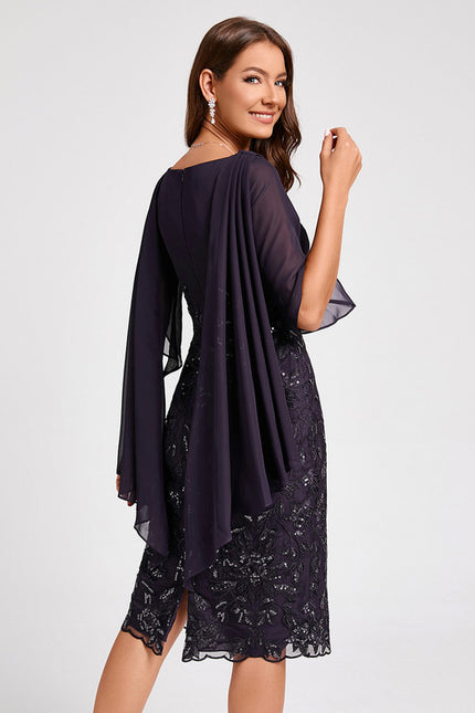 Robe de Soirée Élégance Satinée Nuit - gallery 1