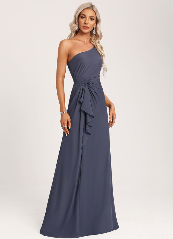 Robe de Soirée Asymétrique Fluide - gallery 3