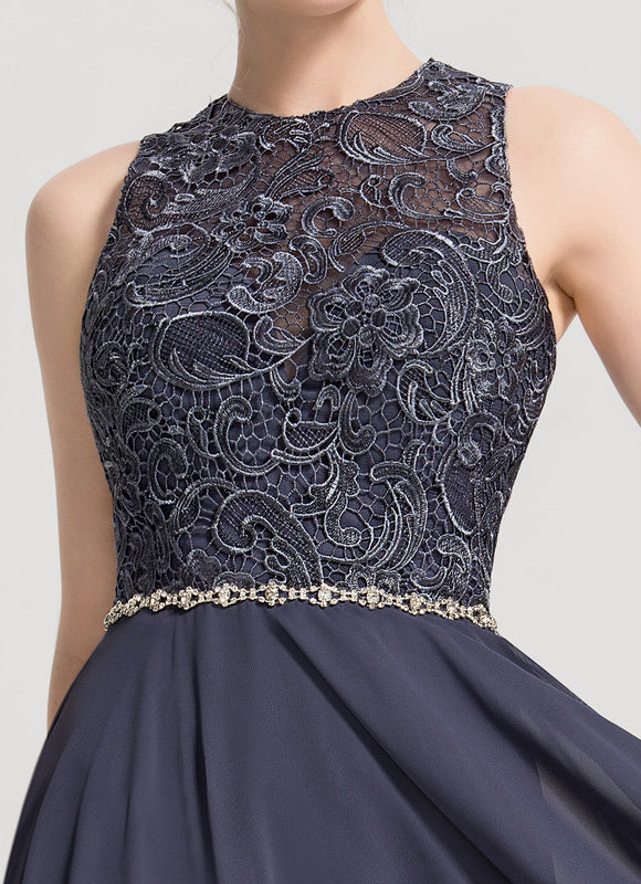 Robe de Soirée Chic Asymétrique Étoilé - gallery 7