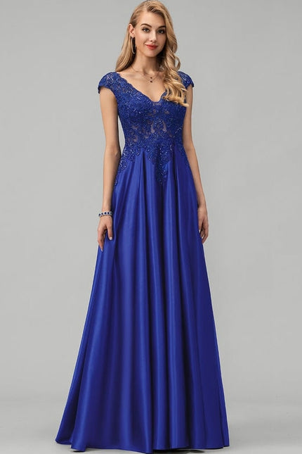 Robe de Soirée Satin Royalty - gallery 1