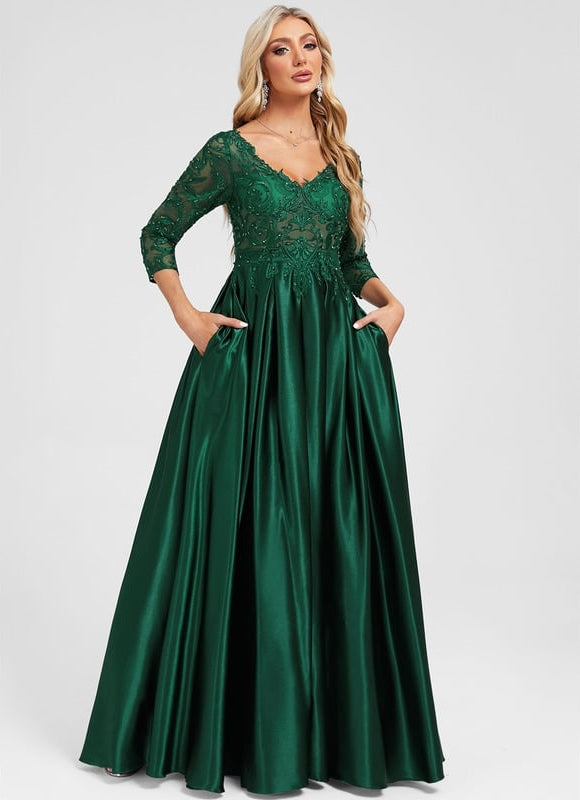 Robe de Soirée Émeraude Envoûtante - gallery 3