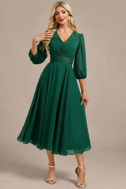 Robe De Soirée Plissée - gallery 4