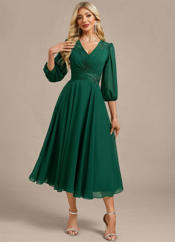 Robe De Soirée Plissée - gallery 4