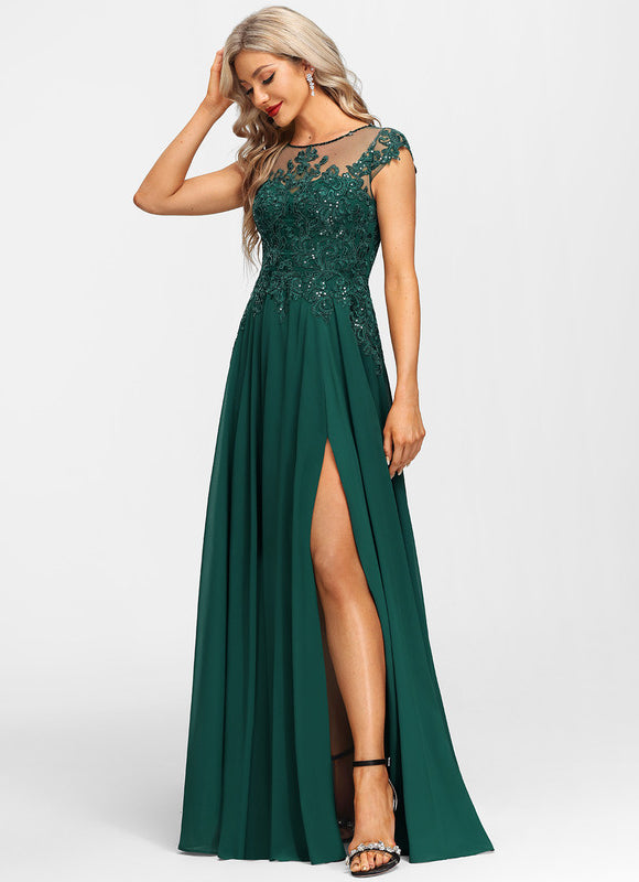 Robe de Soirée Illusion Étoilée - gallery 6