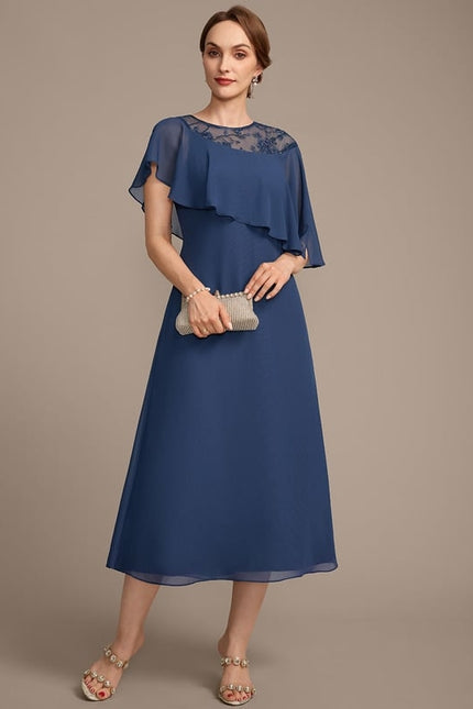 Robe de Soirée Chic Mousseline - gallery 2