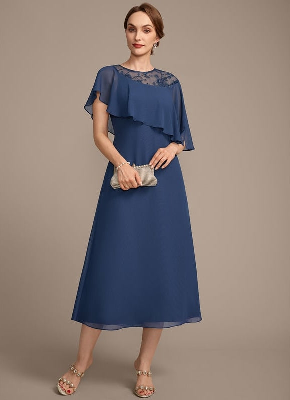 Robe de Soirée Chic Mousseline - gallery 2