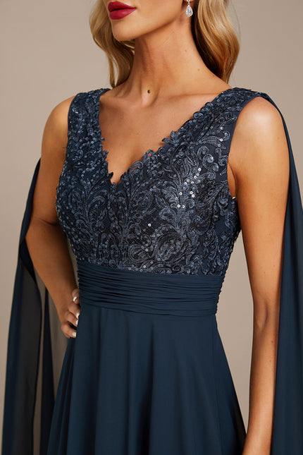 Robe de Soirée Élégance Marine - gallery 6