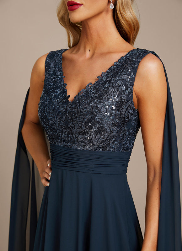 Robe de Soirée Élégance Marine - gallery 6