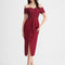 Robe de Soirée Lueur Rubis Éthérée
