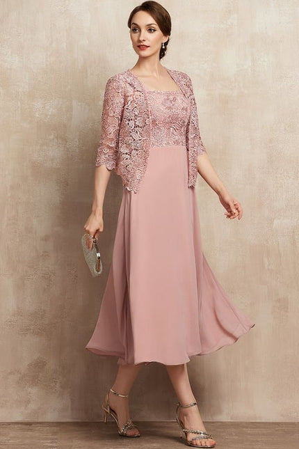 Robe De Soirée Rose Saumon - gallery 4