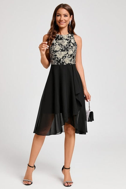 Robe de Soirée Éclatante Noir - gallery 6