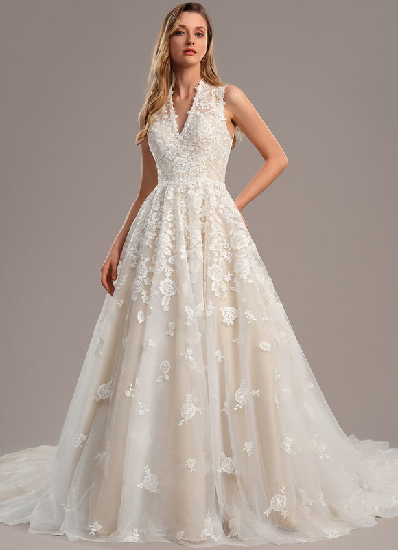 Robe de Soirée Éblouissante Florale