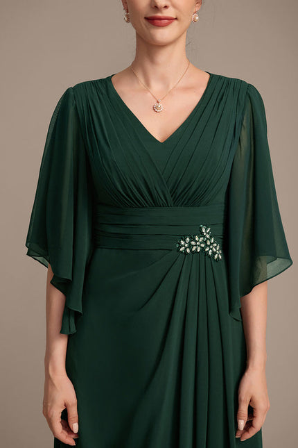 Robe de Soirée Mousseline Chic - gallery 7