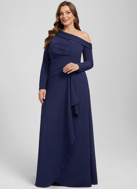 Robe de Soirée Élégance Indigo Fluidité - gallery 7