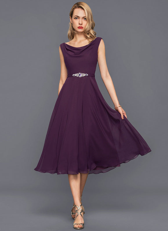 Robe de Soirée Mousseline Glamour - gallery 2