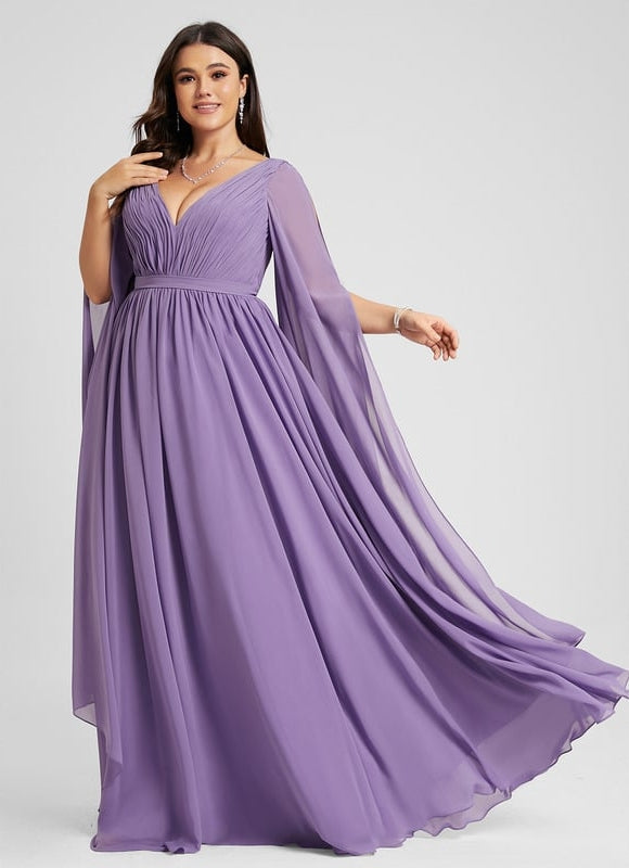 Robe de Soirée Fluide Émeraude - gallery 5