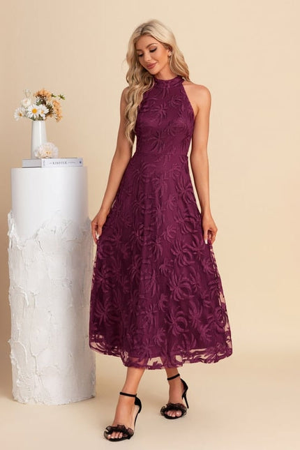 Robe de Soirée Orchidée Chic