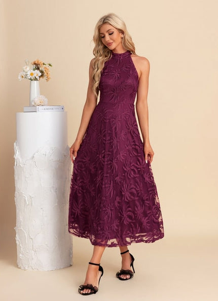 Robe de Soirée Orchidée Chic