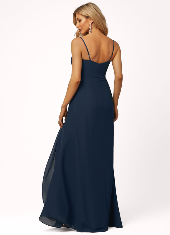 Robe De Soirée En Mousseline - gallery 6