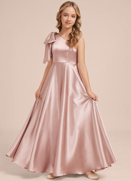 Robe de Soirée Asymétrique Satinée