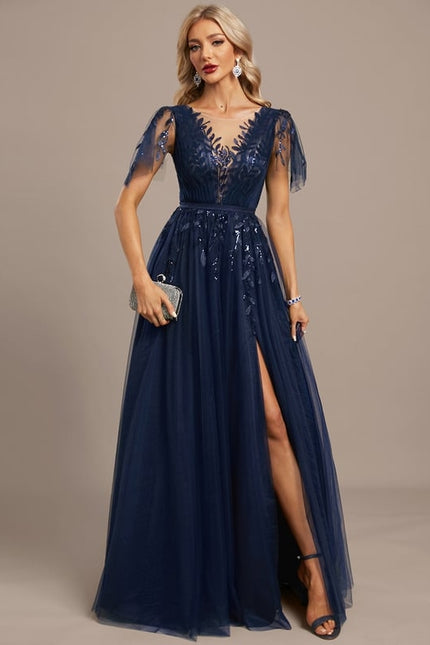 Robe de Soirée Bordeaux Enchantée - gallery 3