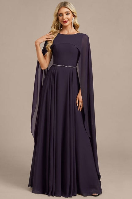 Robe de Soirée Mousseline Élégante - gallery 3