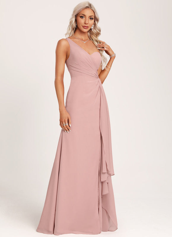 Robe de Soirée Asymétrique Fluide - gallery 5