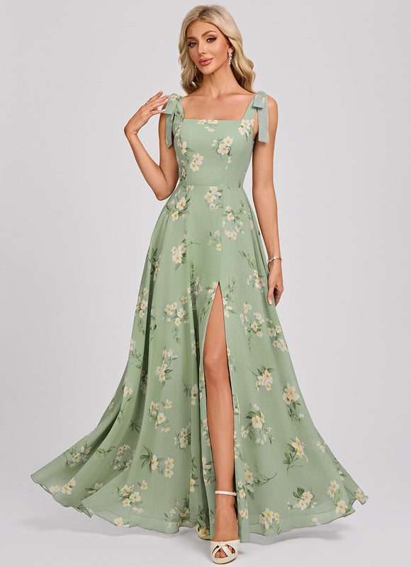 Robe de Soirée Longue Verte