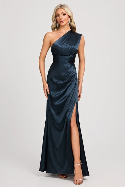 Robe de Soirée Nocturne Satinée - gallery 8