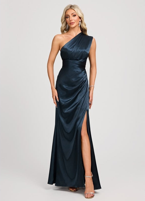 Robe de Soirée Nocturne Satinée - gallery 8
