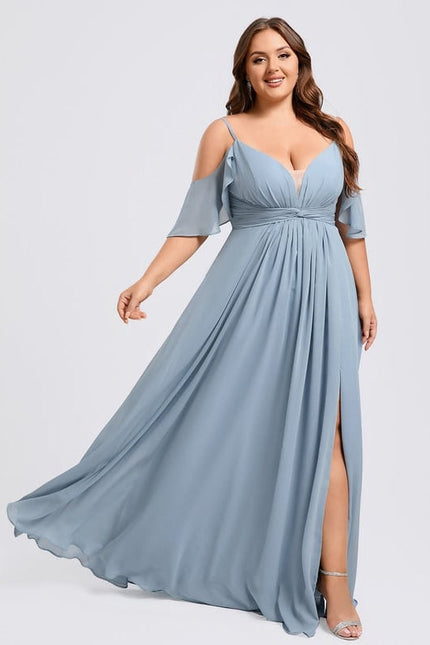 Robe de Soirée Légère Ciel - gallery 5