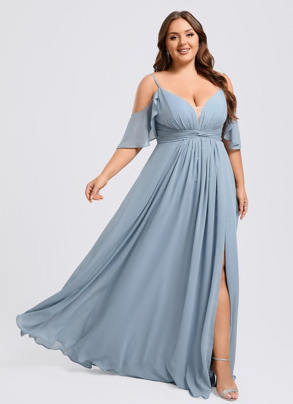 Robe de Soirée Légère Ciel - gallery 5