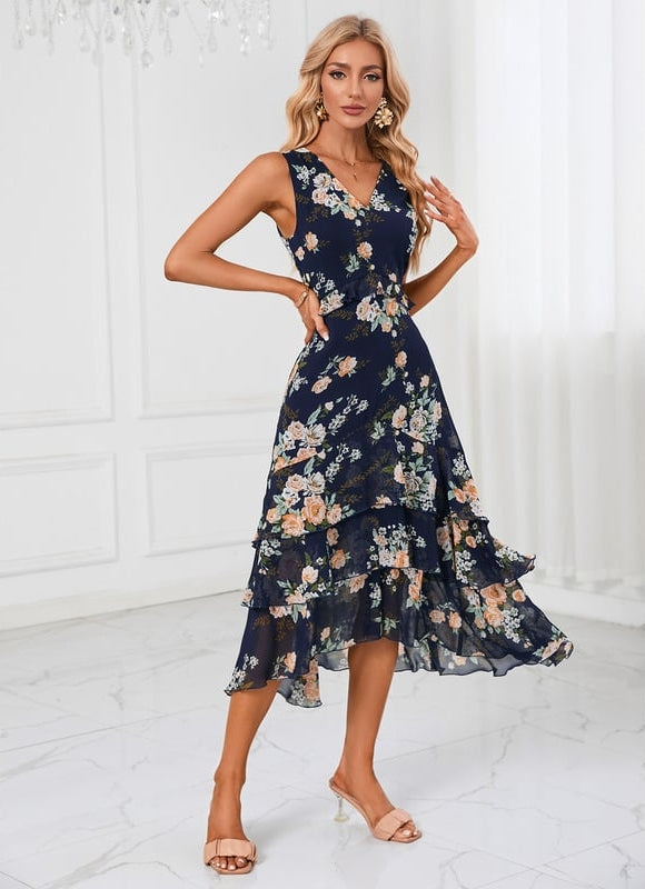 Robe de Soirée Fleurs Dété - gallery 2