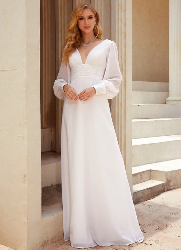 Robe de Soirée Fluide Éthérée - gallery 5