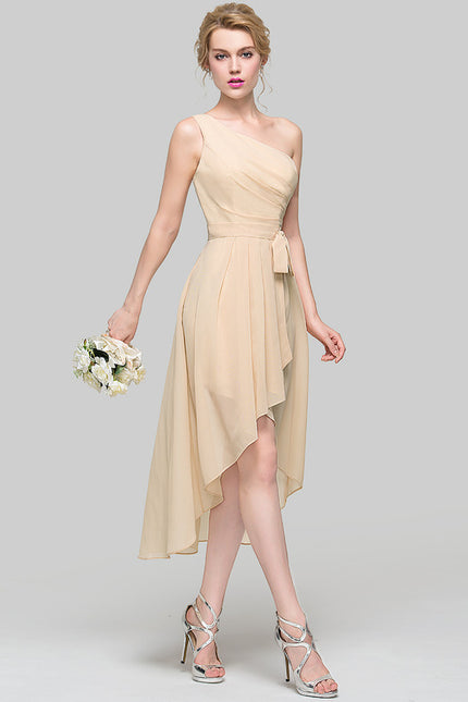 Robe de Soirée Asymétrique Douceur