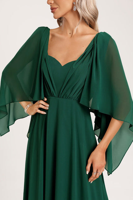 Robe de Soirée Satin Cascade - gallery 6