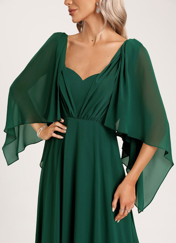 Robe de Soirée Satin Cascade - gallery 6