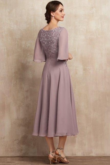 Robe de Soirée Lilas Enchanté - gallery 6