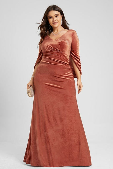 Robe de Soirée Velours Aurora - gallery 7