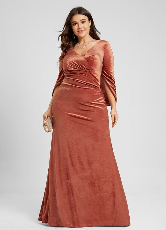 Robe de Soirée Velours Aurora - gallery 7