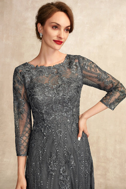 Robe de Soirée Élégance Charbon - gallery 6