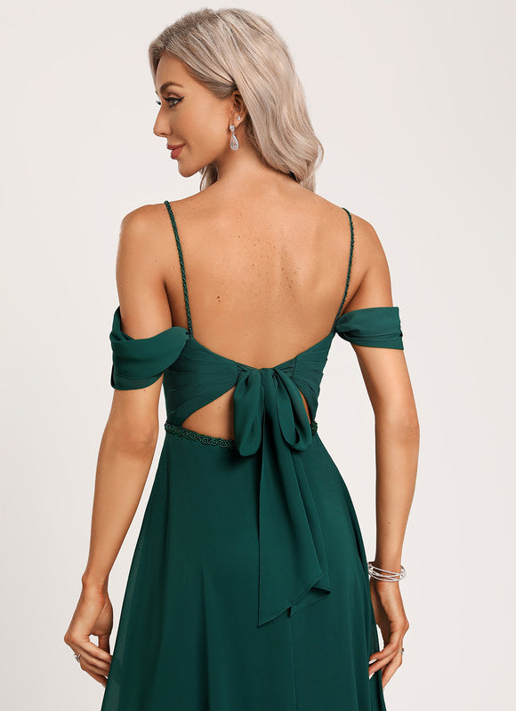 Robe de Soirée Émeraude Volante - gallery 3