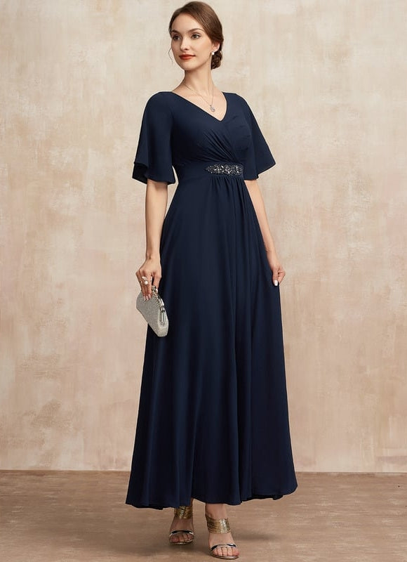 Robe de Soirée Nocturne Émeraude - gallery 3