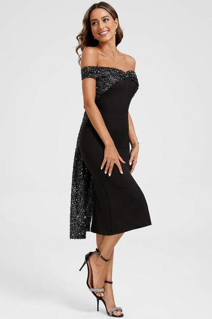 Robe de Soirée Glamour Scintillante - gallery 4