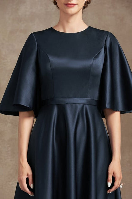 Robe de Soirée Nuit Étoilée Satin - gallery 7
