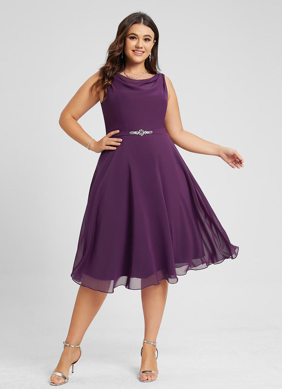 Robe de Soirée Mousseline Glamour - gallery 8