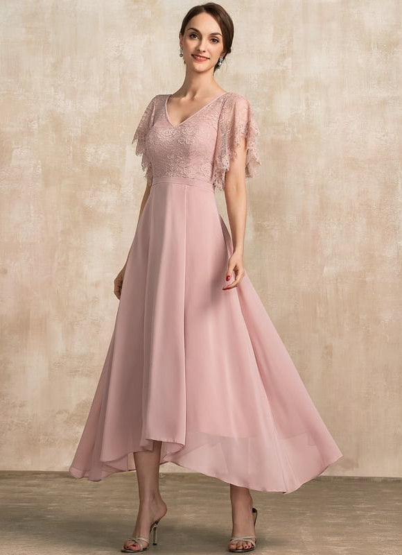 Robe de Soirée Rose Douceur